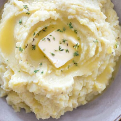 hero shot of mashed potatoes